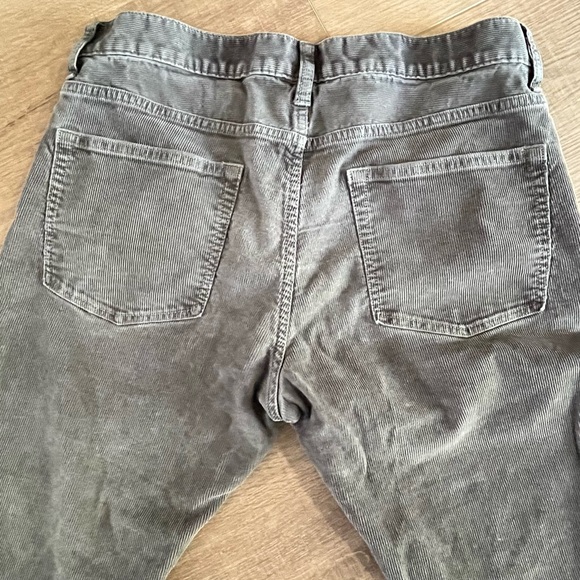 J. Crew Corduroy Pants Jeans Men’s‎ Actual 32x28 Gray Style 770 Straight Leg - Picture 8 of 14